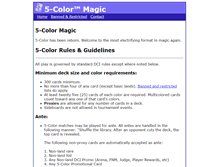Tablet Screenshot of 5-color.com
